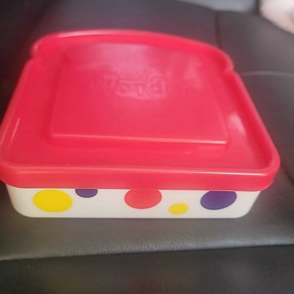 Wonder Bread Sandwich Container Box Holder Case 2010 Hostess Brands Lunch Box